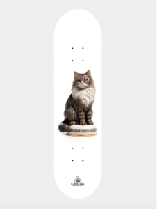 DELTA - Grandma Cat Grey 8.125"