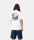 Carhartt WIP S/S Isis Maria Dinner T-Shirt White - Image 4